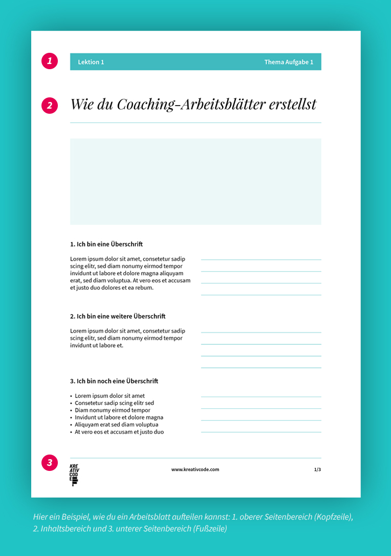 Arbeitsblatter Erstellen Aufbau Struktur Gestaltungsgrundlagen