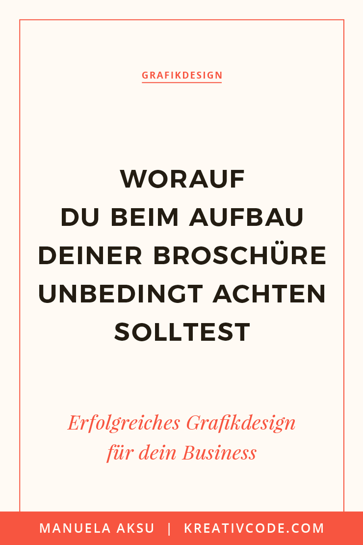 Broschure Worauf Du Beim Aufbau Deiner Broschure Unbedingt Achten Solltest